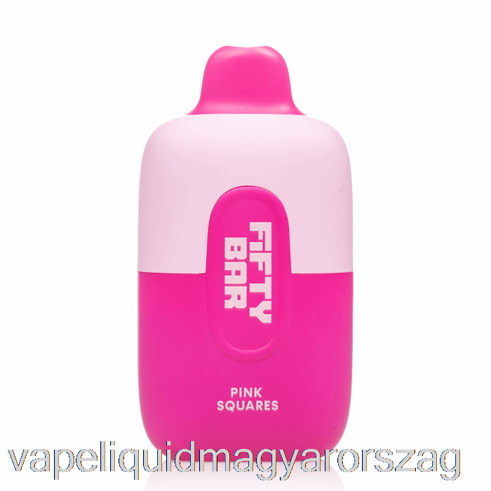 ötven Bar 6500 Eldobható Rózsaszín Négyzetes Vape Folyadék
